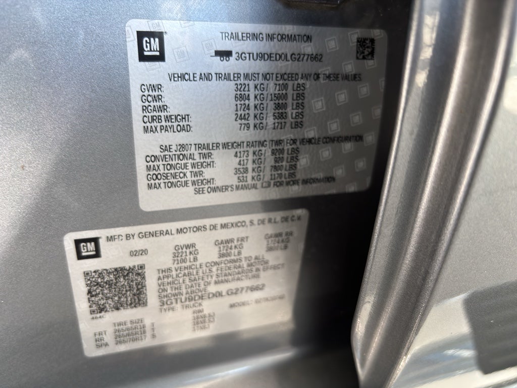 2020 GMC Sierra 1500 SLT