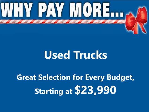 Used Budget Truck Banner