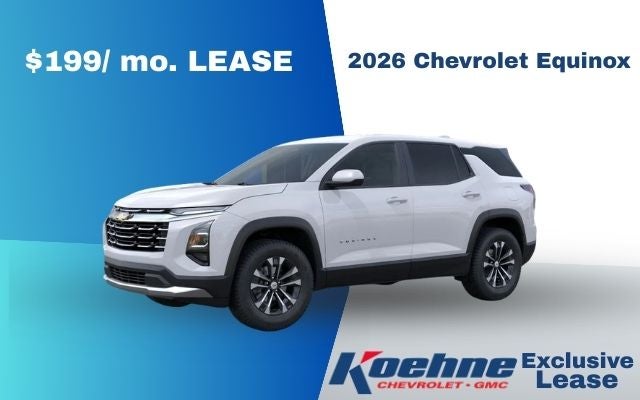 2026 Chevrolet Equinox $199/mo. Lease