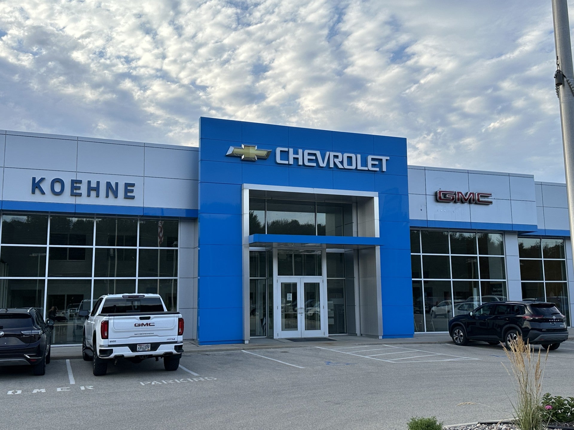 Koehne Chevrolet Store Front - Marinette, WI