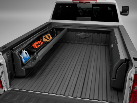 Truck containing material