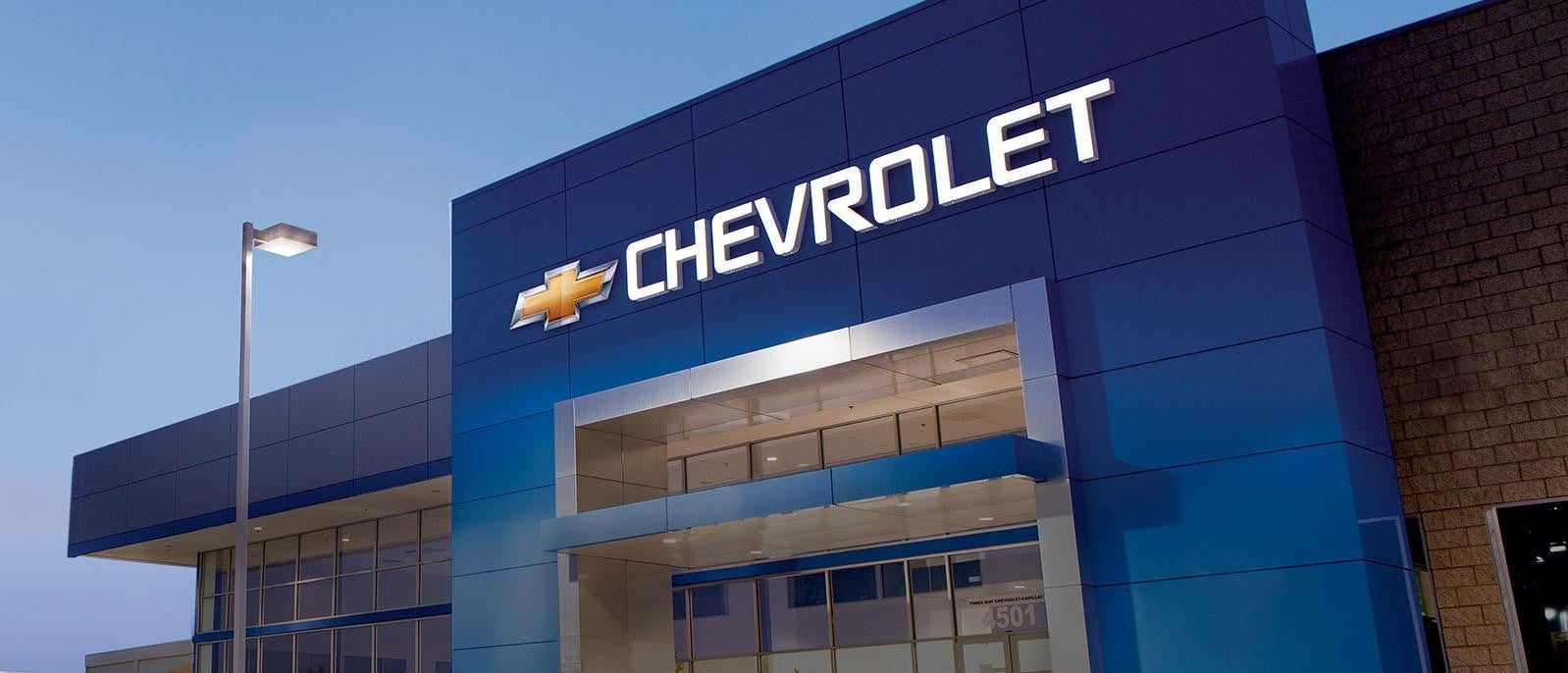 Chevrolet dealer building